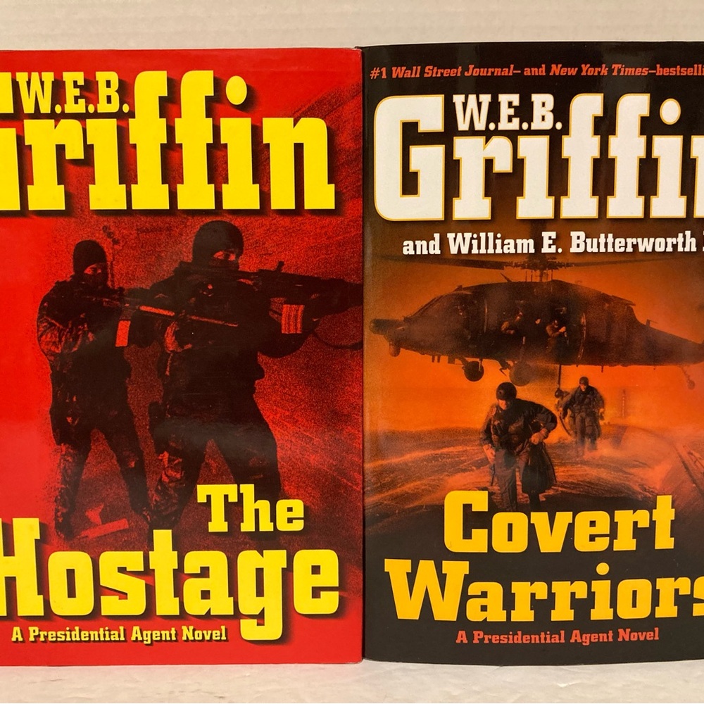 W.E.B. Griffin Book Set - The Hostage & Covert Warriors